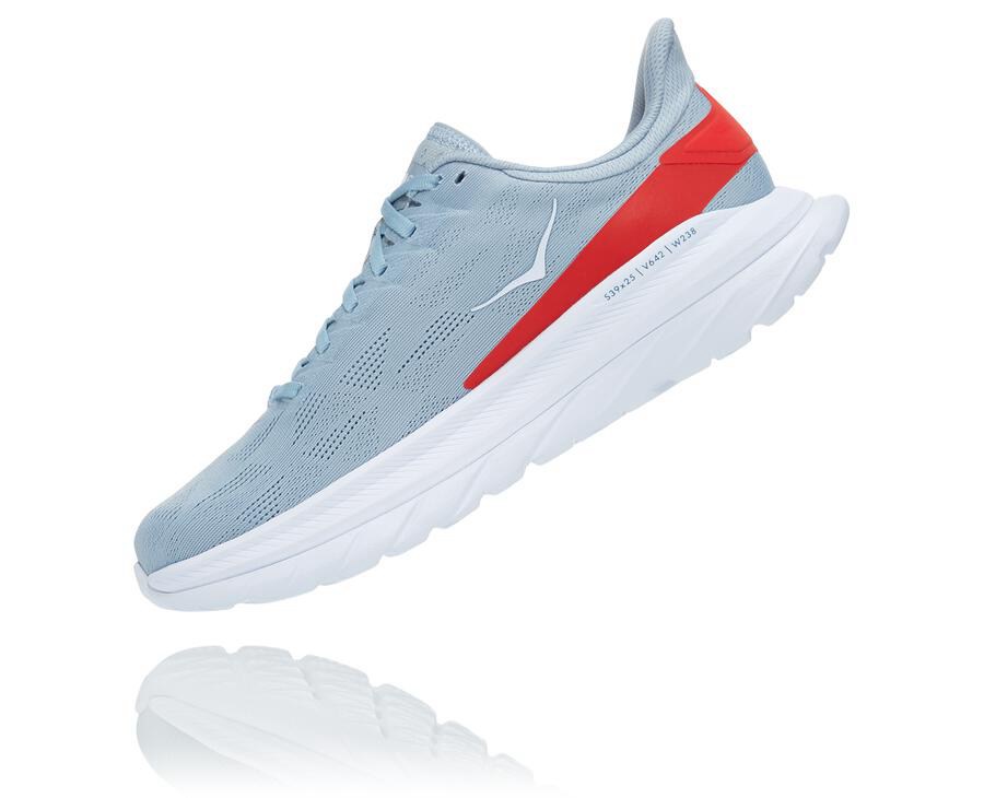 Tenis Hoka One One Hombre Azules/Blancos - Mach 4 - PQUH04156